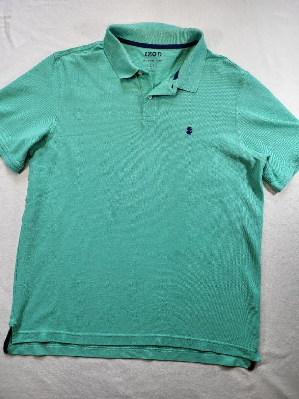 IZOD Advantage Performance Mint Green Polo Shirt XL Men’s Golf Casual